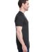 Bayside Apparel 5710 USA-Made Triblend Crew in Tri black side view