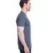 Bayside Apparel 5710 USA-Made Triblend Crew Tri Steel Blue side view