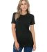 Bayside Apparel 5810 Women's USA-Made Triblend Sho Tri Black front view