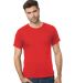 Bayside Apparel 9500 Unisex Fine Jersey Crew Tee in Red