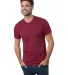 Bayside Apparel 9570 Triblend Tee Tri Burgundy front view