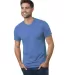 Bayside Apparel 9570 Triblend Tee Tri Blue Berry front view
