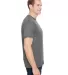 Bayside Apparel 5300 USA-Made Performance T-Shirt Charcoal side view