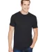 Bayside Apparel 5300 USA-Made Performance T-Shirt Black front view
