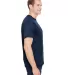Bayside Apparel 5300 USA-Made Performance T-Shirt Navy side view