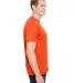 Bayside Apparel 5300 USA-Made Performance T-Shirt Bright Orange side view