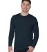Bayside Apparel 5360 USA-Made Long Sleeve Performa in Navy