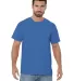 Bayside Apparel 9515 Garment Dyed Crew T-Shirt Flo Blue front view