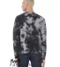 Bella + Canvas 3945RD FWD Fashion Unisex Tie-Dye P in Wht/ gry/ black back view