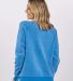 Boxercraft K01 Women's Fleece Out Pullover in Royal back view