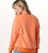 Boxercraft K01 Women's Fleece Out Pullover in Mandarin back view