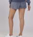 Boxercraft K02 Women's Fleece Out Shorts in Navy back view