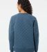Boxercraft R08 Quilted Pullover in Indigo back view