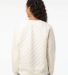 Boxercraft R08 Quilted Pullover in Natural back view