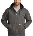CARHARTT 104050 Carhartt   Washed Duck Active Jac Gravel front view