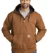 CARHARTT 104050 Carhartt   Washed Duck Active Jac Carhartt Brown front view