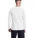 Champion Clothing T453 Heritage Long Sleeve T-Shir White back view