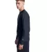 Champion Clothing T453 Heritage Long Sleeve T-Shir Navy side view