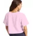 Champion Clothing T453W Women's Heritage Cropped T Pink Candy back view