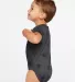 Code V 4329 Infant Star Print Bodysuit in Smoke star side view