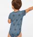 Code V 4329 Infant Star Print Bodysuit in Denim Star