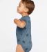 Code V 4329 Infant Star Print Bodysuit in Denim Star