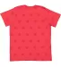 Code V 2229 Youth Star Print Tee in Red star back view