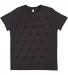 Code V 2229 Youth Star Print Tee in Smoke star front view