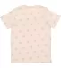 Code V 2229 Youth Star Print Tee in Natural heather star back view