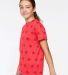 Code V 2229 Youth Star Print Tee in Red star