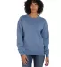 Comfort Wash GDH400 Garment Dyed Unisex Crewneck S in Saltwater front view