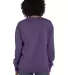 Comfort Wash GDH400 Garment Dyed Unisex Crewneck S in Grape soda back view