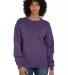 Comfort Wash GDH400 Garment Dyed Unisex Crewneck S in Grape soda front view
