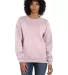 Comfort Wash GDH400 Garment Dyed Unisex Crewneck S in Cotton candy front view