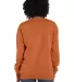Comfort Wash GDH400 Garment Dyed Unisex Crewneck S in Texas orange back view