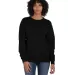 Comfort Wash GDH400 Garment Dyed Unisex Crewneck S in Black front view