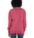Comfort Wash GDH400 Garment Dyed Unisex Crewneck S in Coral craze back view