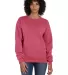 Comfort Wash GDH400 Garment Dyed Unisex Crewneck S in Coral craze front view