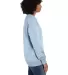 Comfort Wash GDH400 Garment Dyed Unisex Crewneck S in Soothing blue side view