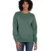 Comfort Wash GDH400 Garment Dyed Unisex Crewneck S in Cypress green front view