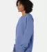 Comfort Wash GDH400 Garment Dyed Unisex Crewneck S in Frontier blue side view