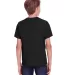 Comfort Wash GDH175 Garment Dyed Youth Short Sleev in Black back view