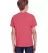 Comfort Wash GDH175 Garment Dyed Youth Short Sleev in Crimson fall back view