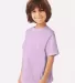 Comfort Wash GDH175 Garment Dyed Youth Short Sleev in Future lavender side view