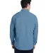DRI DUCK 4441 Crossroad Woven Shirt Slate Blue back view
