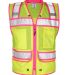 ML Kishigo S5042-5046 Color Contrast High Performa Lime/ Pink - S5046 front view