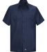 Red Kap SY60    Short Sleeve Solid Ripstop Shirt Navy front view
