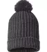 Richardson Marled Beanie - 130 Heather Charcoal front view