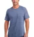 District Clothing DM340 CLOSEOUT District Made Men Navy Heather front view
