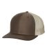 Richardson Hats 112 Adjustable Snapback Trucker Ca Brown/ Khaki side view